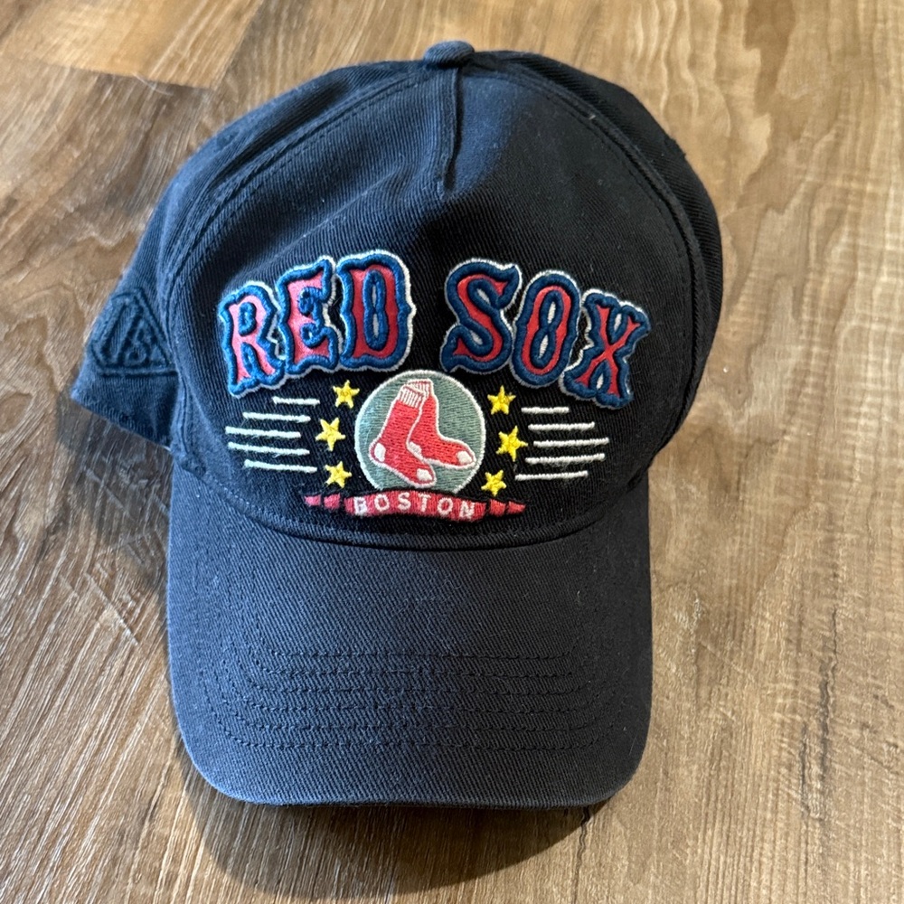 47 Brand Boston Red Sox Navy Blue Hat with Red and White Logo